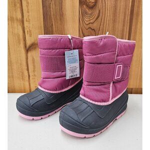 Cat & Jack Dane Pink Little Girl's Waterproof Boots Size 9T